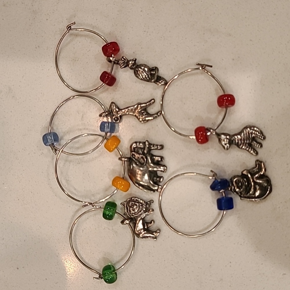 Animal Wine Charms